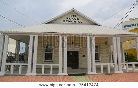 1919 Peace Memorial Building at George Town, Cayman Islands