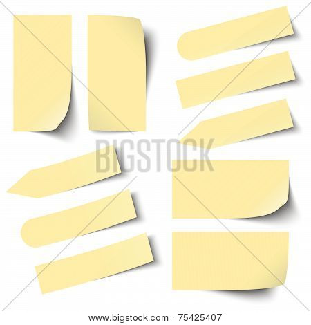 Collection Of Notes / Memos Blank