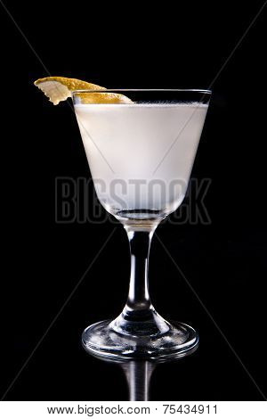 Lemon summer recreational cocktail