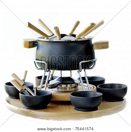 cookware set for fondue