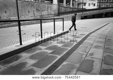 the man in a hurry