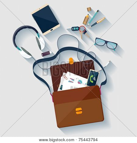 Business concept. Flat design.