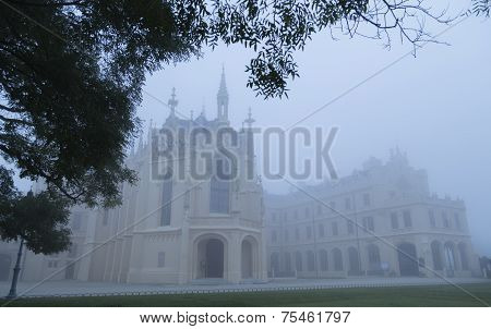 Lednice Castle In The Fog