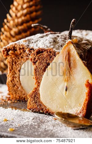 winter pear cake
