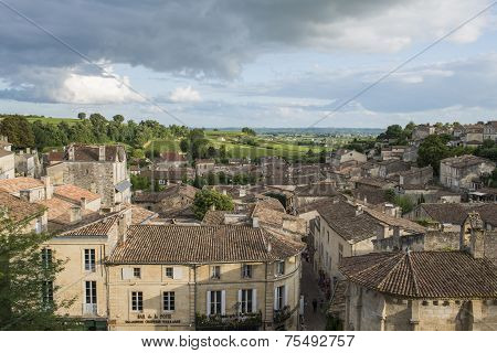 View On Centre Winedistrict Saint-emilion