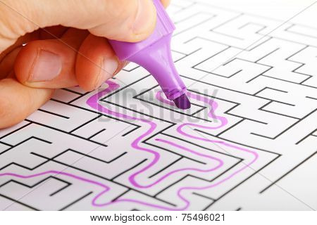Deadlock Concept - Trying To Find Way Out Of Maze