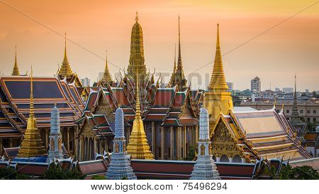 Pagodas of Wat Phra Kaew