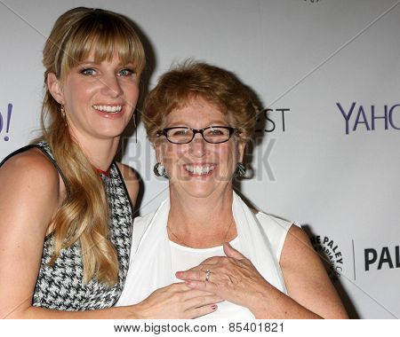 LOS ANGELES - MAR 13:  Heather Morris, mother of fiance Taylor Hubbell at the PaleyFEST LA 2015 - 