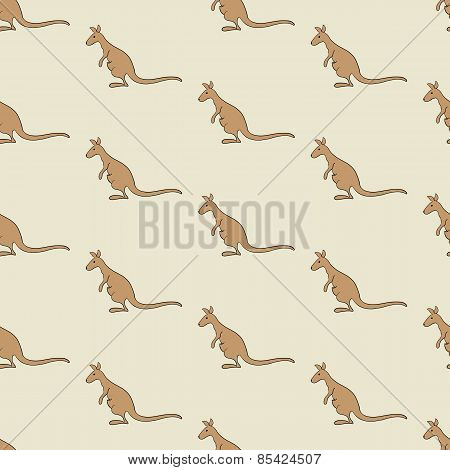 Background With Kangaroo
