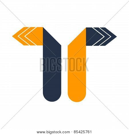Abstract Origami Arrow