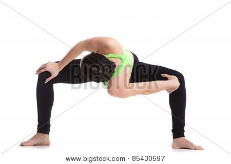 Temple Twist Yoga Pose