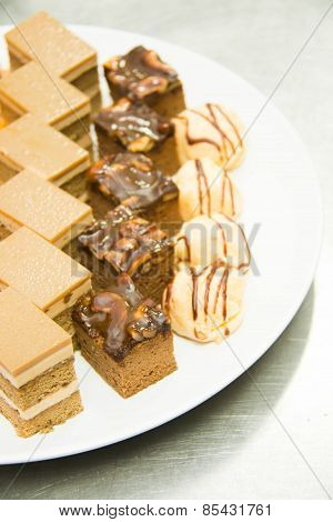 Collection Of Delicious  Assorted Mini  Dessert