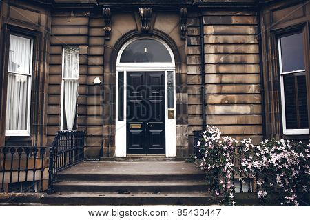 Front door, Scotland, UK