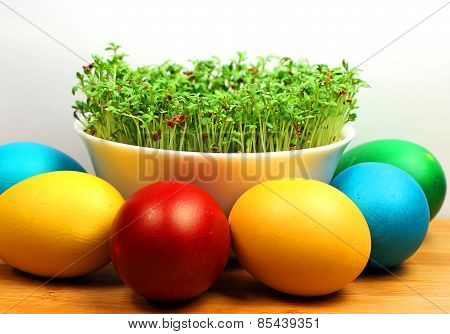 cuckooflower and easter eggs