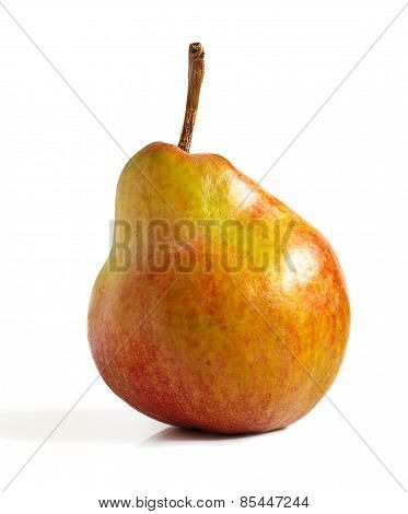 Ripe Pear On A White Background.