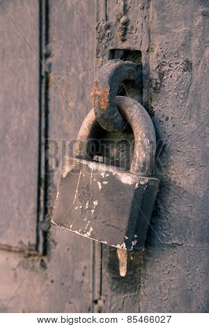 Old Rusty Doorlock