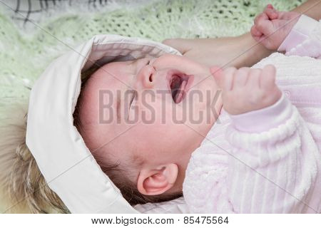 Portrait Of A Crying Baby