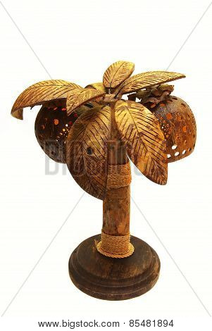 lamp From The Fruit Of Coconut