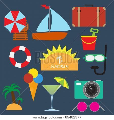 summer travel elements