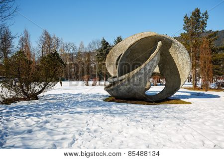 Sculpture Named Orbita In Zakopane, Poland