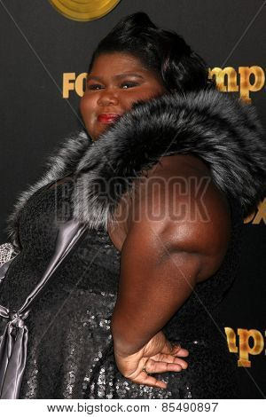 LOS ANGELES - JAN 6:  Gabourey Sidibe at the FOX TV 