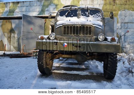 Old Czechoslovak Military Truck Praga V3S