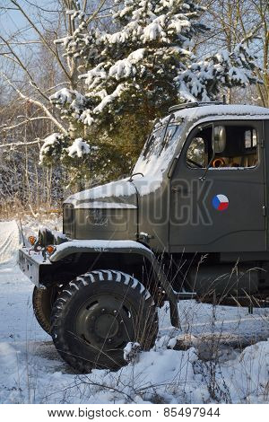 Old Czechoslovak Military Truck Praga V3S