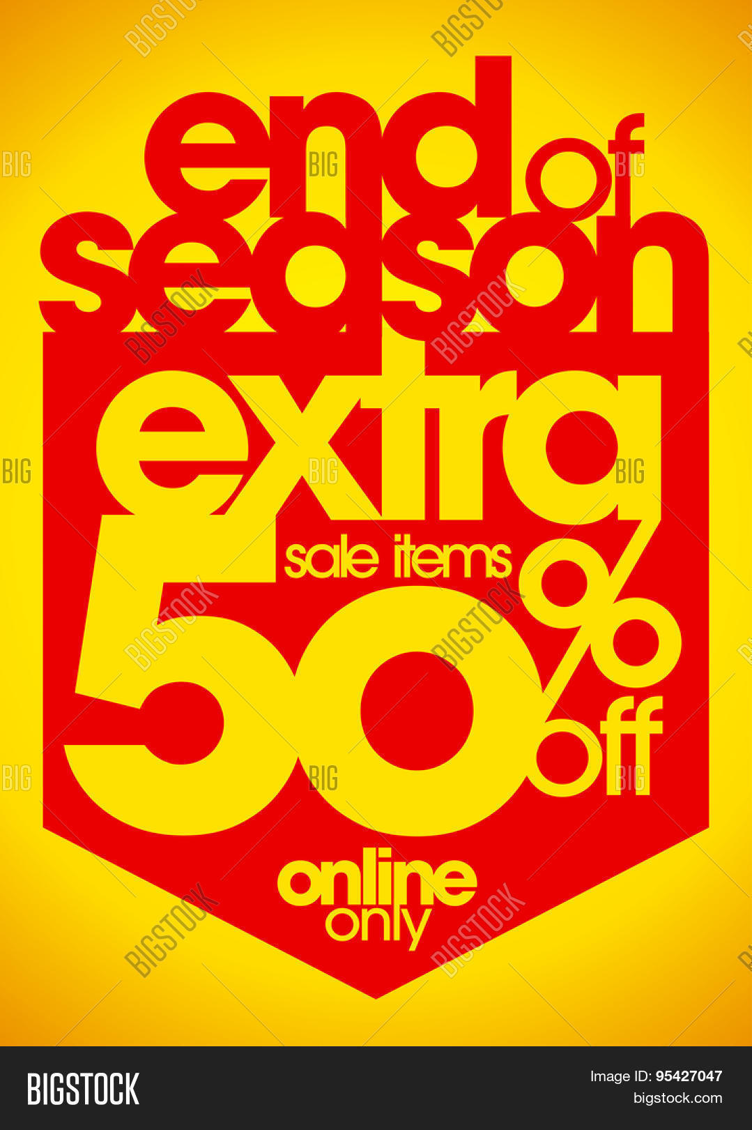 End Season Sale Extra Vector & Photo (Free Trial) Bigstock