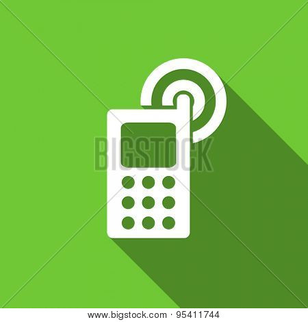 phone flat icon mobile phone sign original modern design flat icon for web and mobile app with long shadow 