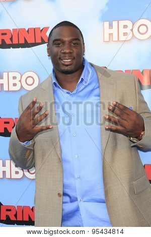 LOS ANGELES - JUN 8: Donovan W Carter at the Premiere of HBO's 'The Brink' at the Paramount Theater at Paramount Studios on June 8, 2015 in Los Angeles, CA