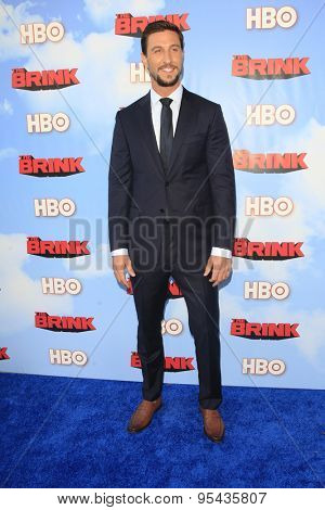LOS ANGELES - JUN 8: Pablo Schreiber at the Premiere of HBO's 'The Brink' at the Paramount Theater at Paramount Studios on June 8, 2015 in Los Angeles, CA