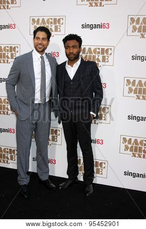 LOS ANGELES - JUN 25:  Adam Rodriguez, Donald Glover at the 