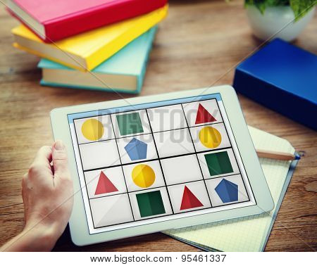 Sudoku Puzzle Problem Solving Leisure Games Concept