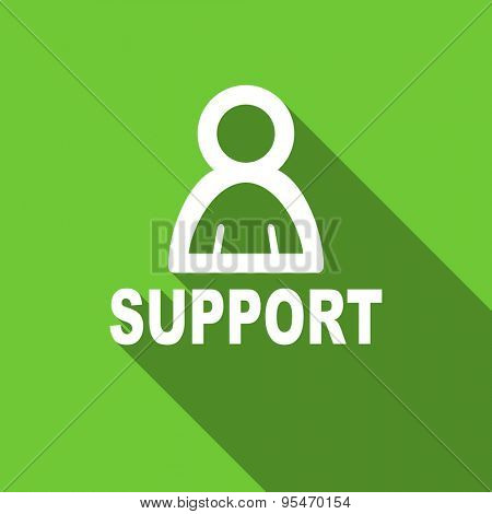 support flat icon  original modern design flat icon for web and mobile app with long shadow 