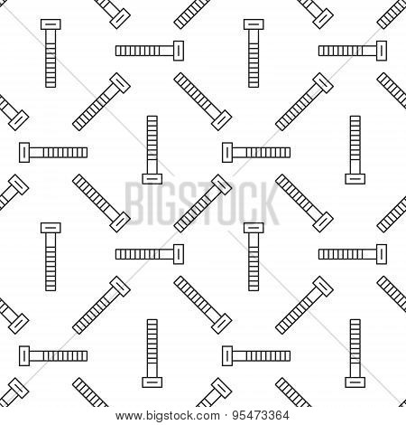 Screws seamless pattern