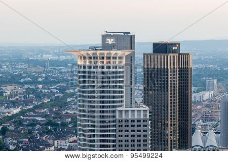 Westend Tower In Frankfurt Main