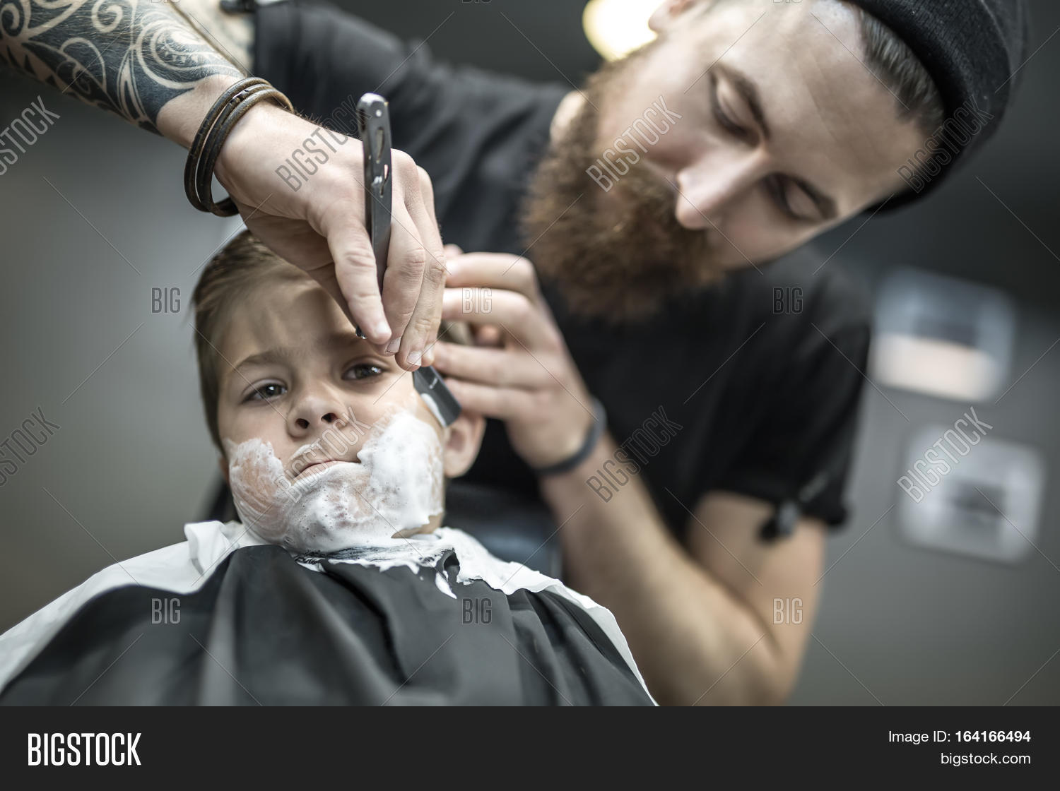 Small Kid Shaving Foam Image & Photo (Free Trial) Bigstock