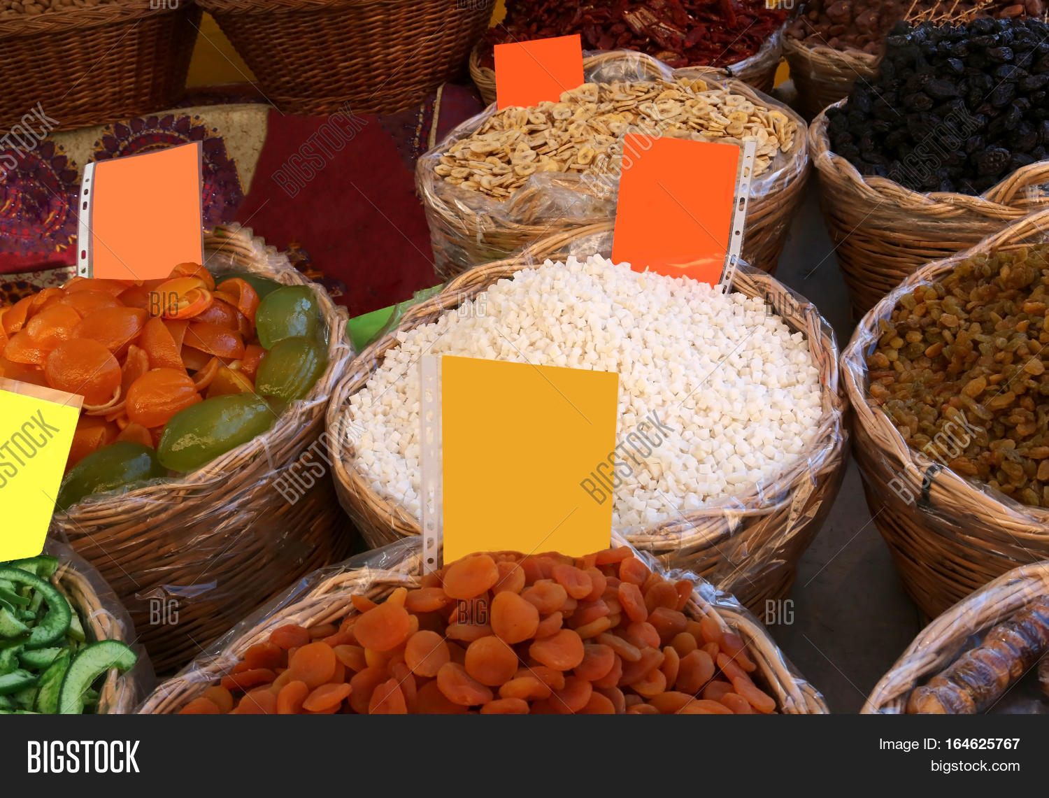 Baskets Dried Fruit Image & Photo (Free Trial) Bigstock