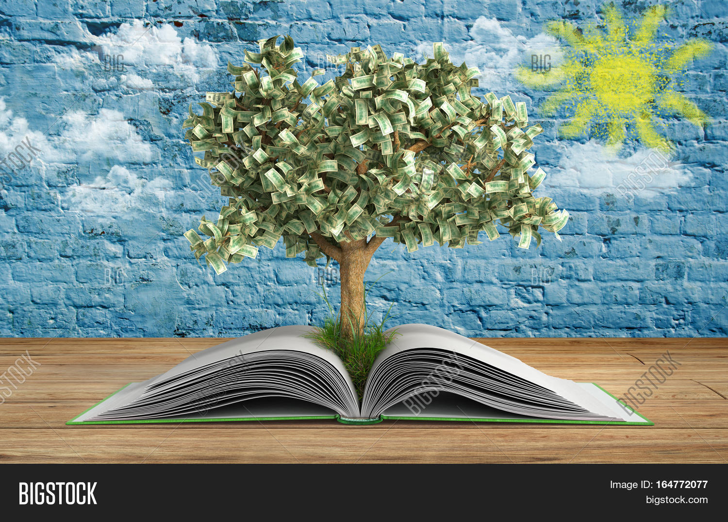 Tree Growing Book Big Image & Photo (Free Trial) Bigstock