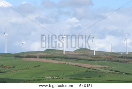 Windfarm ในเขตชนบท