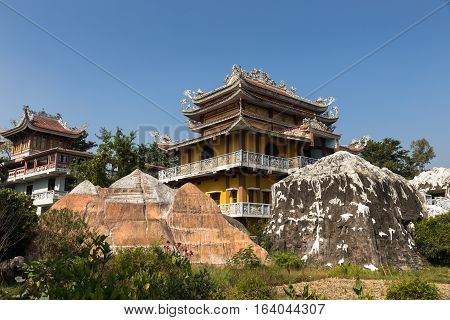 the birthplace of Buddha Vietnamese temple Lumbini Nepal