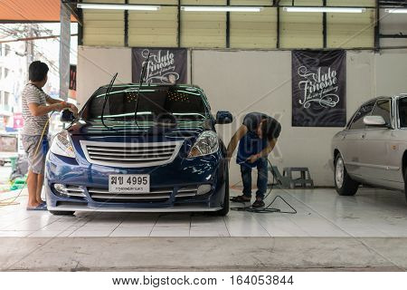 Cleaning The Car