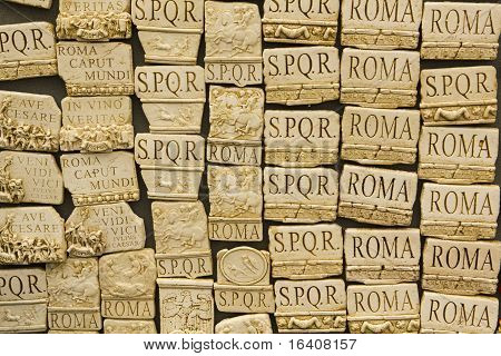 Souvenirs i Rom, Italien