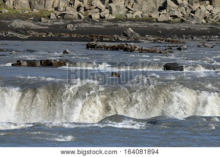 The fantastic Selfoss Waterfall in Iceland. Europe