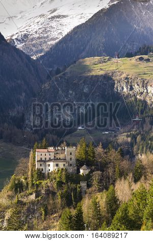 Weissenstein Castle In Ski Resort Matrei In Osttirol, Austria