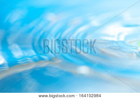 Abstract Macro Of Moving Waves On Luquid