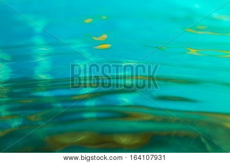 Abstract Macro Of Moving Waves On Luquid