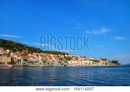 Waterfront Of Korcula Town, Croatia