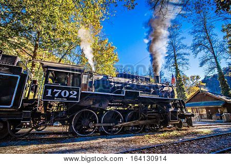 great smoky mountains rail road autumn season excursion