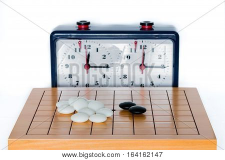 go game or Weiqi (board 9x9) with chess clock